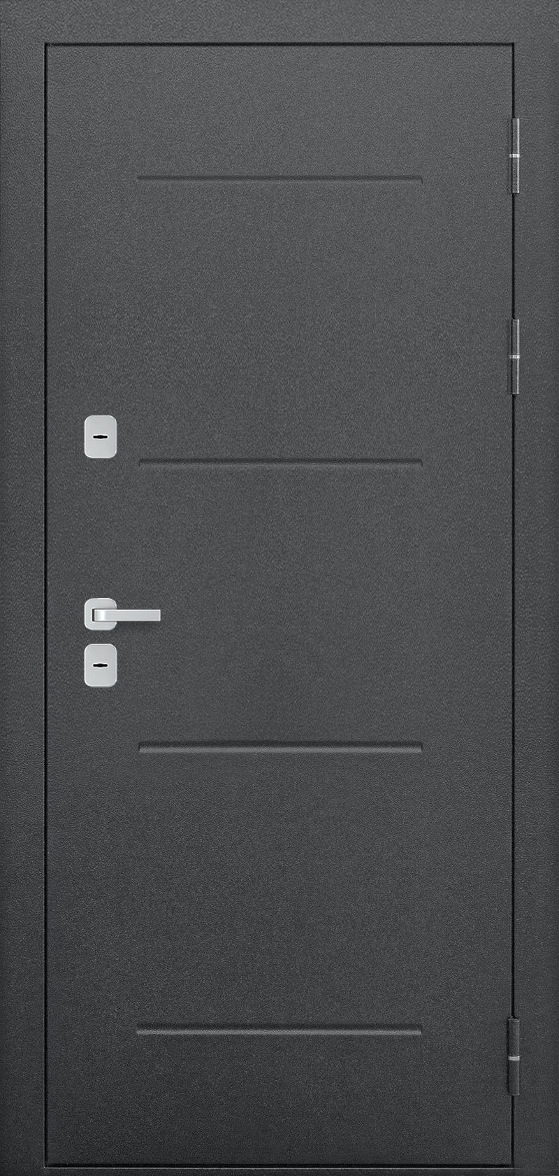 Феррони Входная дверь 11 см Изотерма Серебро кипарис, арт. 0004489 - фото №1 (внешняя сторона)